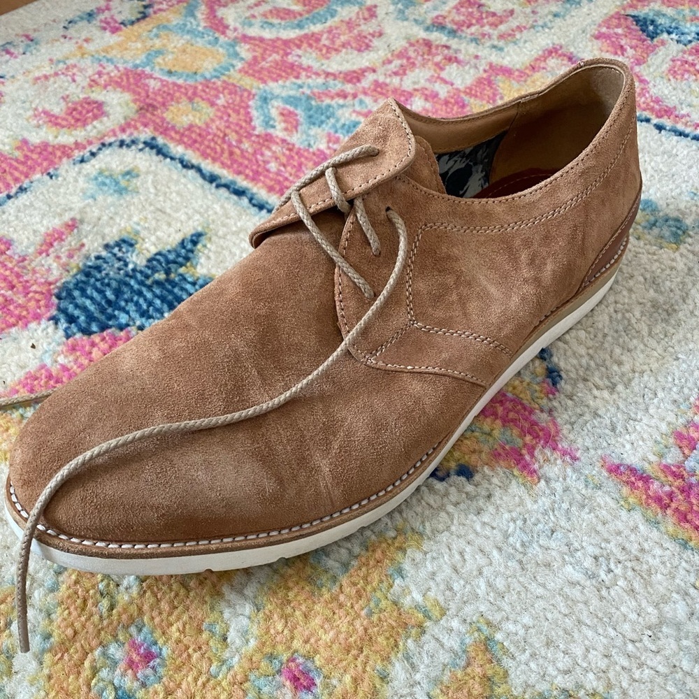 Johnston and Murphy tan men’s shoes
